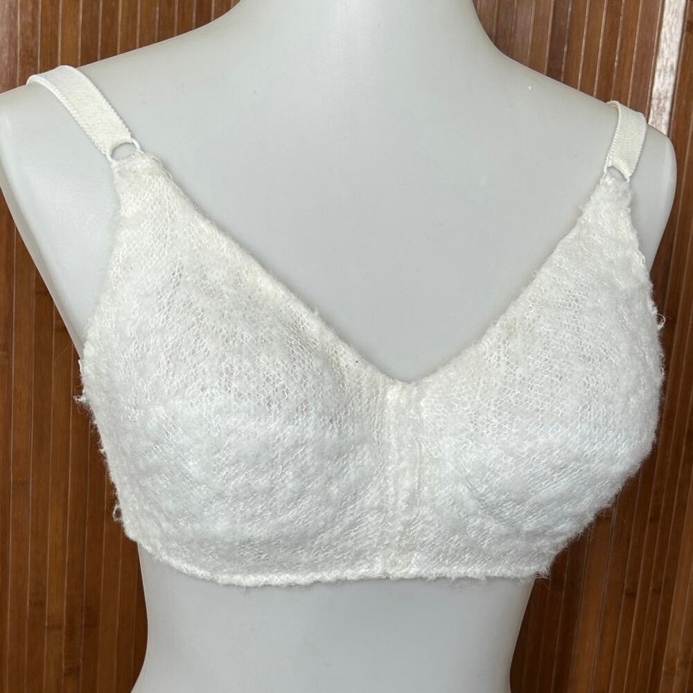 Vintage Custom Sweater Knit Bra OOAK Studio  Statement Lingerie